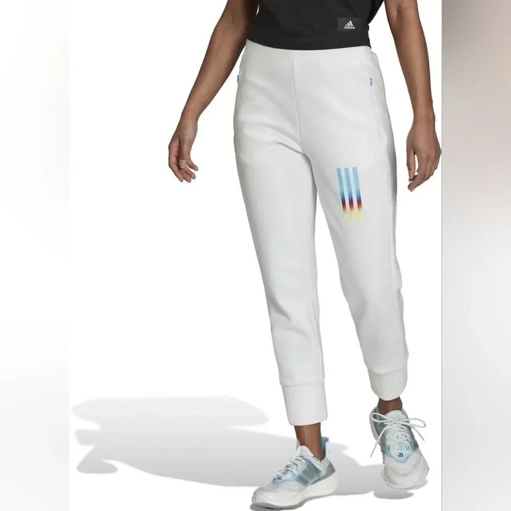 Adidas Women's Mission Victory Slim Fit High Waist Track Pants XS NWT
